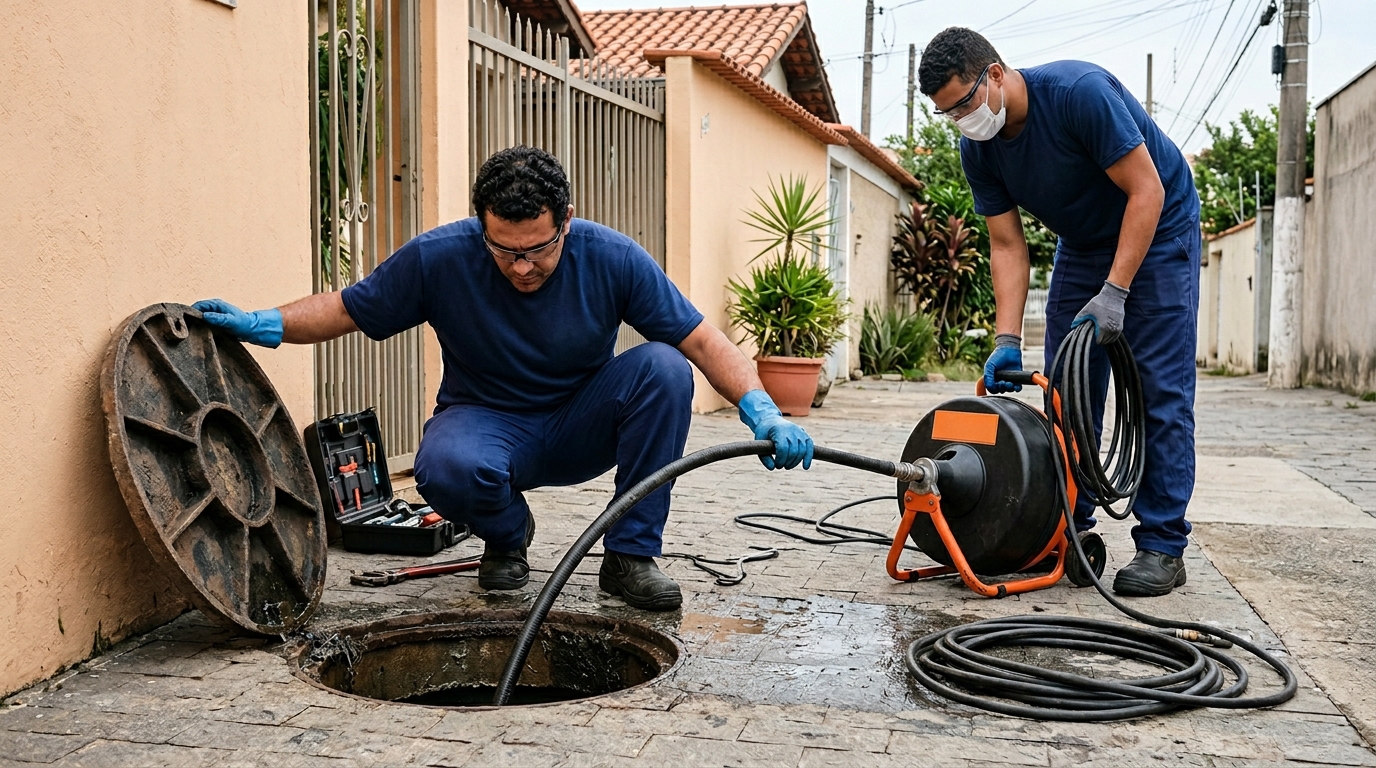 Desentupimento de esgoto em Maceió-AL