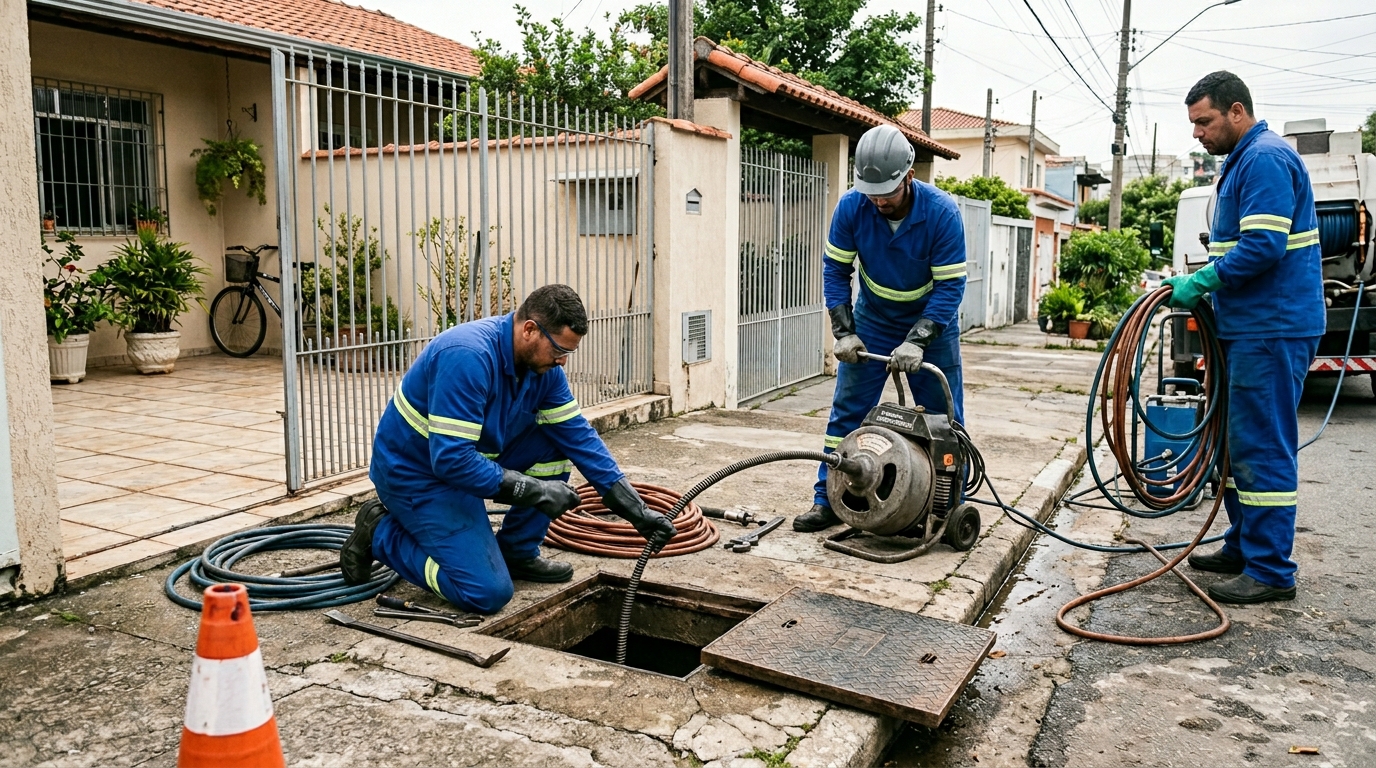 Desentupimento de esgoto em Maceió-AL